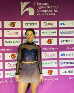 Julia Sauter, locul 9 în proba feminină la CE de patinaj artistic, cea mai bună clasare din istorie pentru România. Titlul a revenit unei sportive belgiene