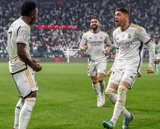 Supercupa Spaniei: Real Madrid a câştigat trofeul, după 4-1 cu FC Barcelona, în finală. Vinicius Jr a reuşit hat-trick-ul