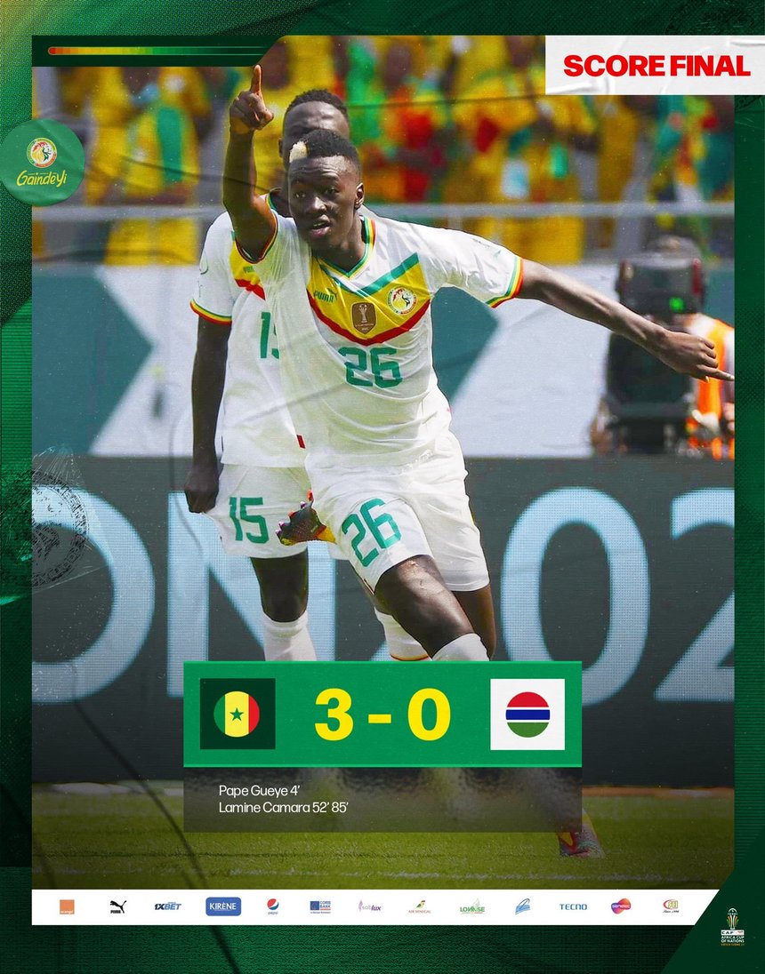 Cupa Africii pe Naţiuni: Senegal, deţinătoarea titlului, a învins Gambia, scor 3-0, în grupa C