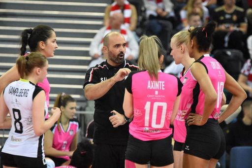 Volei feminin: Volei Alba Blaj, înfrângere cu SC Prometey şi ratează faza play-off a Ligii Campionilor