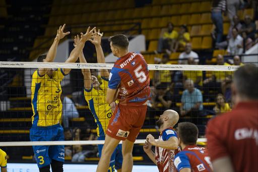 Volei masculin: Arcada Galaţi, înfrângere cu Lvi Praga şi ratează faza play-off a  Ligii Campionilor