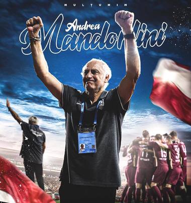 CFR Cluj anunţă despărţirea de tehnicianul Andrea Mandorlini