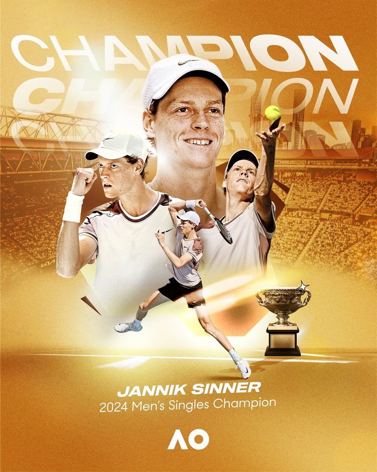 UPDATE - Jannik Sinner l-a învins pe Daniil Medvedev şi a câştigat Australian Open, primul titlu de grand slam din carieră. Italianul a revenit după ce a fost condus cu 2-0 la seturi / Sinner: Aş vrea ca toţi copiii să aibă părinţi ca ai mei