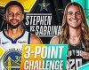 NBA All-Star Game: Sabrina Ionescu şi Stephen Curry se vor înfrunta la aruncări de 3 puncte