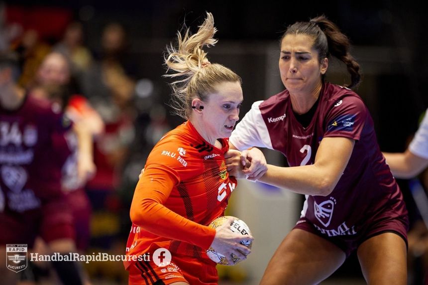 Handbal feminin: Rapid Bucureşti, victorie în deplasare cu MKS Lubin, în grupa B a Ligii Campionilor