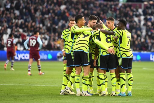 Premier League: Victorie zdrobitoare pentru Arsenal, 6-0 record cu West Ham. Manchester United, 2-1 cu Aston Villa. 