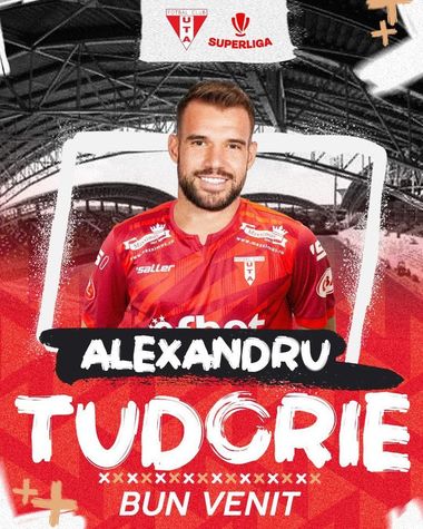 Superliga: Alexandru Tudorie va evolua la UTA Arad