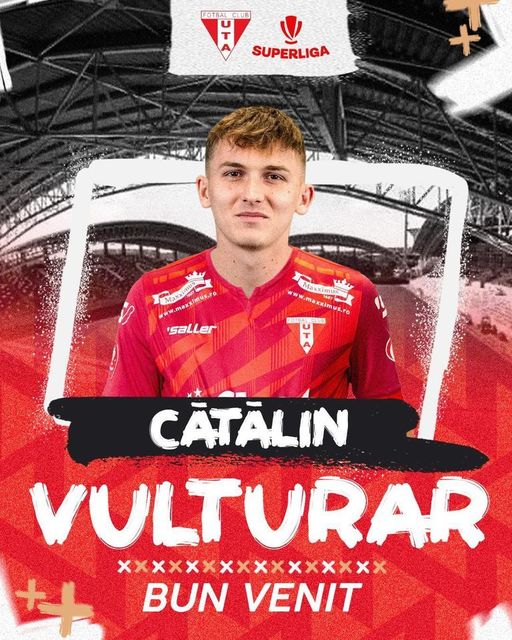 Superliga: Rapid l-a împrumutat pe Cătălin Vulturar la UTA Arad