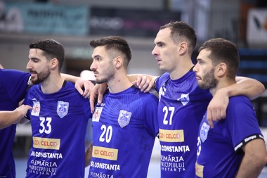 Handbal masculin: CSM Constanţa, înfrângere cu Fuchse Berlin, deţinătoarea European League, în grupa principală IV
