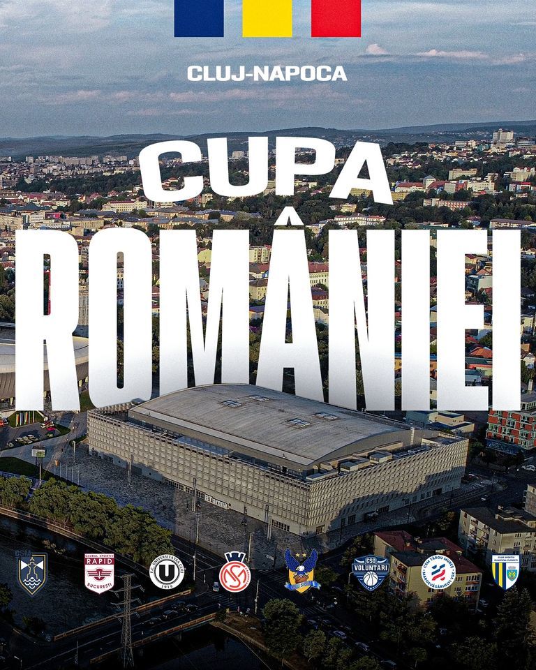 Baschet masculin: CSM Constanţa, Rapid Bucureşti, CSM Oradea şi U BT Cluj, în semifinalele Cupei României