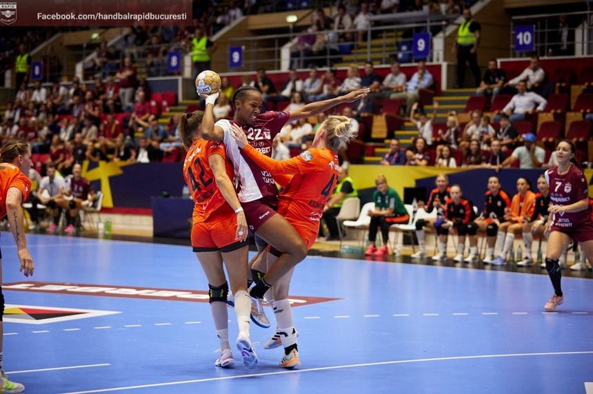 Handbal feminin: Rapid Bucureşti, înfrângere cu Team Esbjerg şi ratează calificarea în optimile Ligii Campionilor