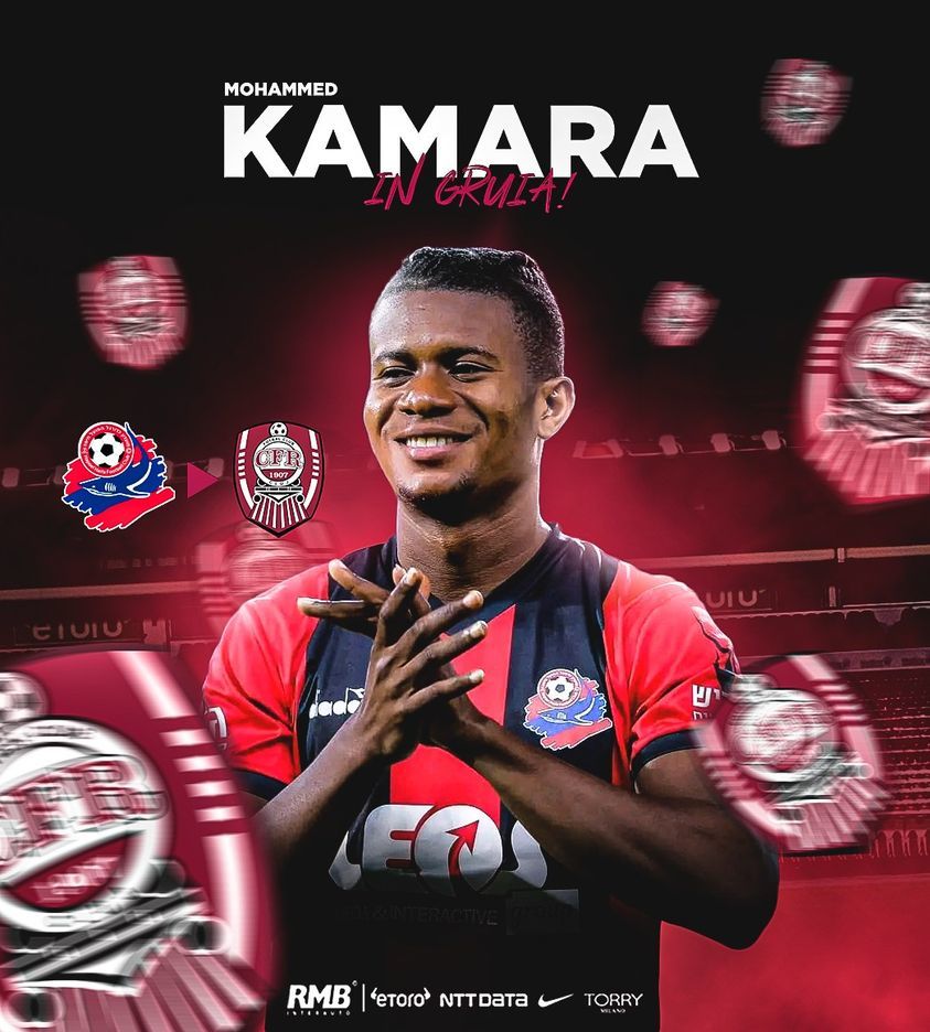 Superliga: Liberianul Mohammed Kamara va evolua din vară la CFR Cluj