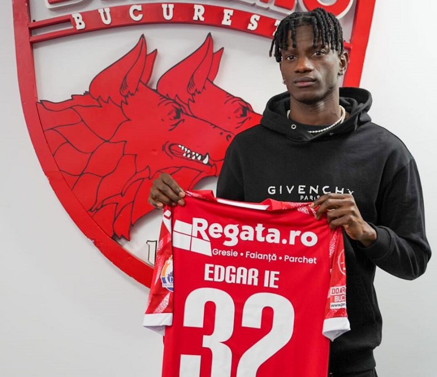 FC Dinamo: Transferul lui Edgar Ié a fost înregistrat. Jucătorul ar putea debuta la meciul cu CFR Cluj