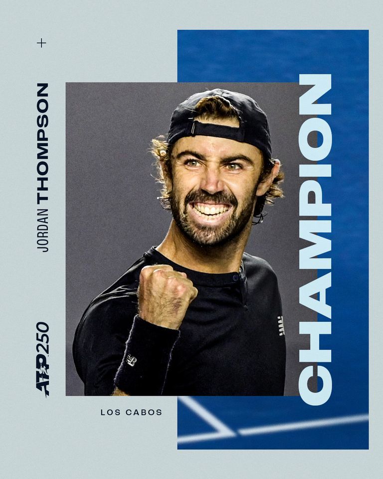 Jordan Thompson a câştigat turneul de la Los Cabos, primul titlu ATP din carieră