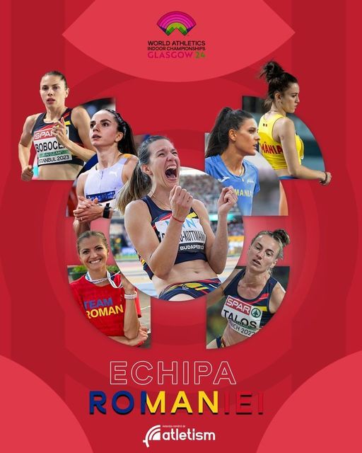 Atletism, CM de sală: Şapte sportive reprezintă România la Glasgow
