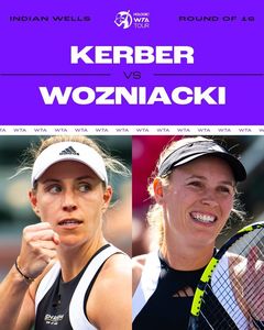 Caroline Wozniacki - Angelique Kerber - Duelul mamelor în optimi la Indian Wells