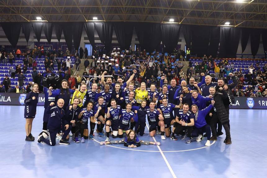 Handbal feminin: Dunărea Brăila, victorie cu Podravka şi se alătură Gloriei Bistriţa la Turneul F4 al European League