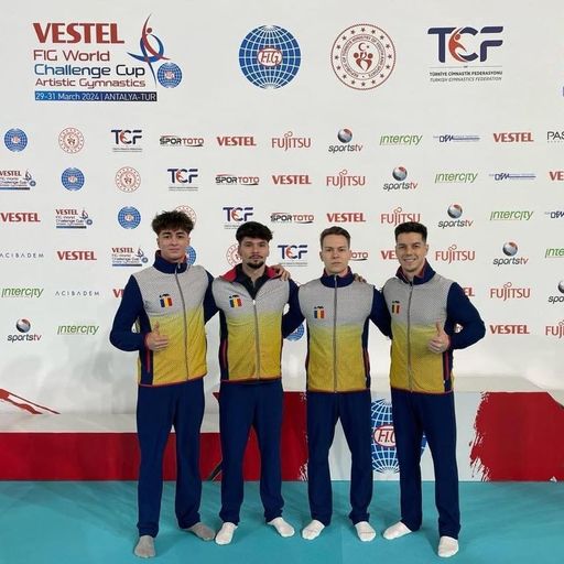 Gimnastică: Andrei Muntean, medalie de bronz la paralele, la Cupa Mondială Challenge din Antalya
