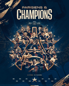 PSG a devenit campioana Franţei pentru a 12-a oară