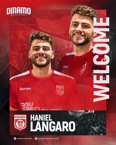 Handbal masculin: Haniel Langaro, dublu câştigător al EHF Champions League cu Barcelona, două sezoane la Dinamo