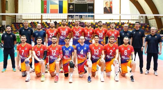 Volei masculin: România, înfrângere cu Ucraina în al doilea meci din Golden League