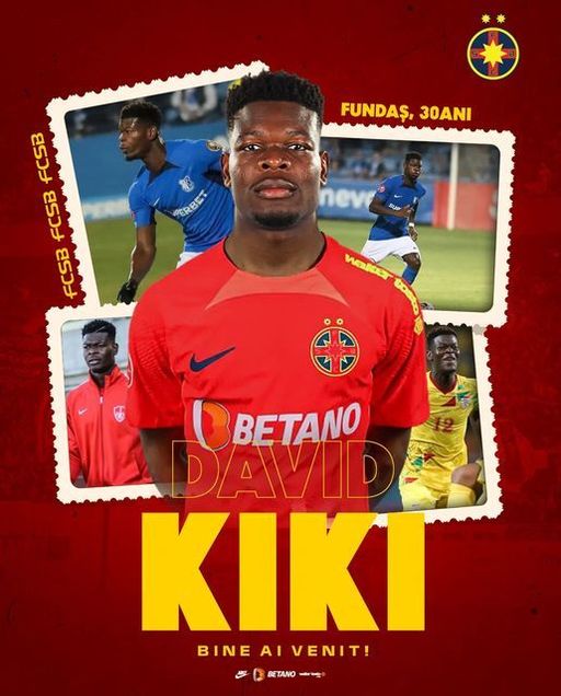 Superliga: Fundaşul stânga Kiki a semnat cu FCSB