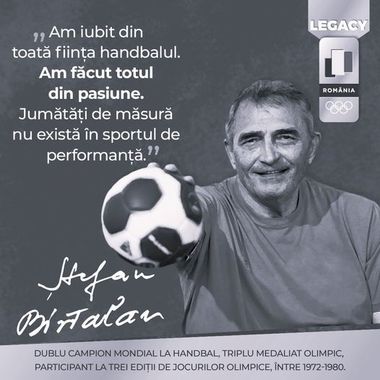COSR, la moartea lui Ştefan Birtalan: Un uriaş s-a transformat în stea. Povestea lui e povestea succesului în handbal