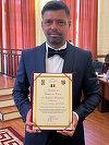 Florin Maxim, antrenorul echipei câştigătoare a Cupei României la fotbal, a primit titlul de cetăţean de onoare al judeţului Hunedoara