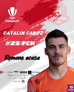 Superliga: Portarul Cătălin Căbuz, transferat definitiv de la CFR Cluj la FC Hermannstadt