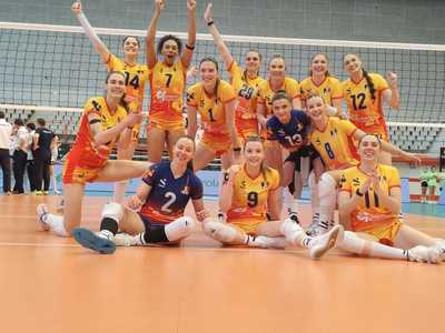 Volei feminin: România, eşec cu Spania, dar va juca la Turneul F4 al Golden League, în 15-16 iunie