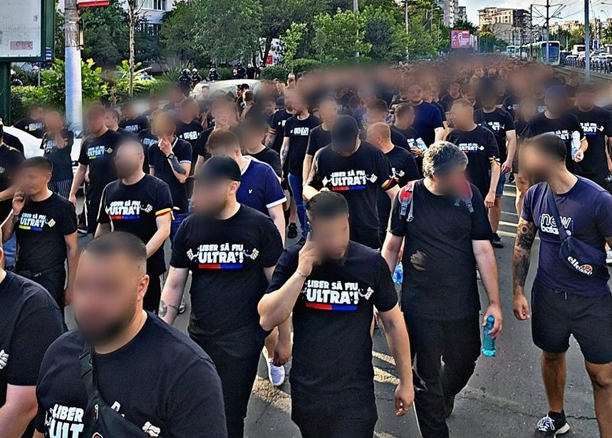 “Liber să fiu ultra”: Protest al suporterilor care merg la meciul cu Liechtenstein - VIDEO