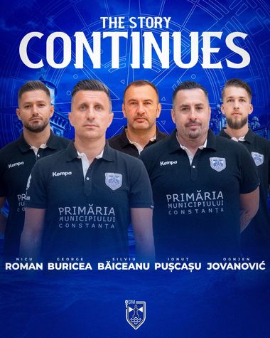 Handbal masculin: Vicecampioana continuă cu aceiaşi antrenori şi 19 jucători din sezonul trecut