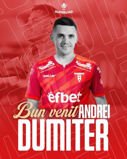Superliga: Andrei Dumiter a semnat cu UTA Arad
