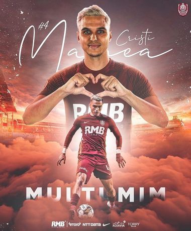 Superliga: Cristi Manea pleacă de la CFR Cluj
