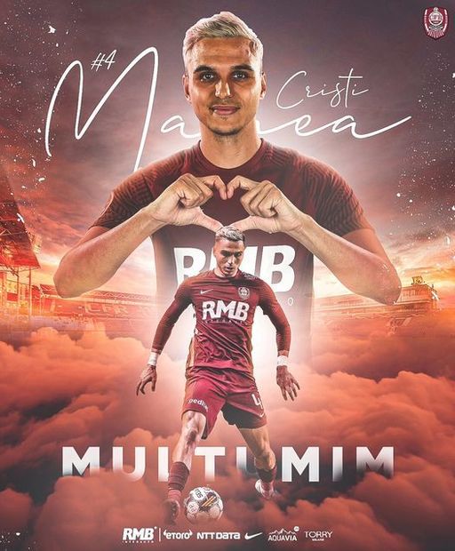 Superliga: Cristi Manea pleacă de la CFR Cluj