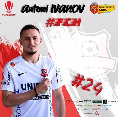 Superliga: Mijlocaşul bulgar Antoni Ivanov va evolua la FC Hermannstadt