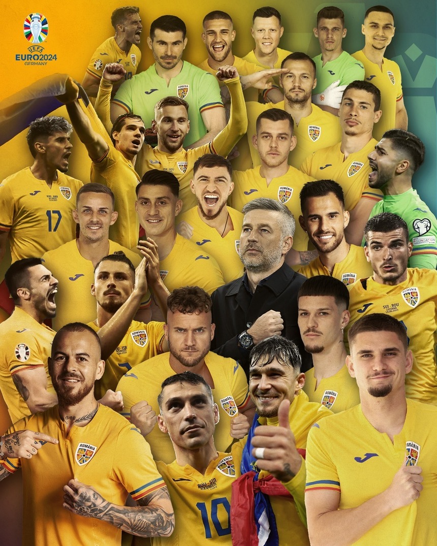 EURO-2024: România are lotul cu cea mai mică valoare. Cine se anunţă favorite