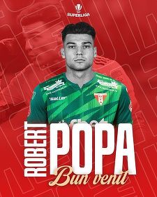 Superliga: Portarul Robert Popa va evolua la UTA Arad