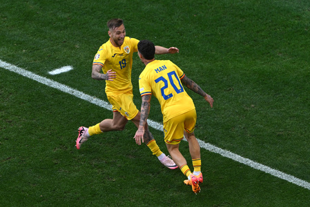 UPDATE - Start superb pentru România la Euro 2024: scor 3-0 cu Ucraina, în faţa a zeci de mii de suporteri tricolori. Edi Iordănescu a fost recompensat cu o victorie la o zi după ce a împlinit 46 de ani - VIDEO