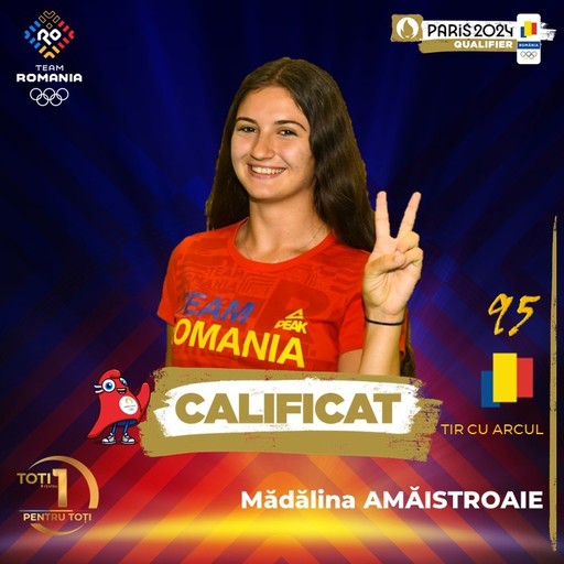 Mădălina Amăistroaie s-a calificat la Jocurile Olimpice, la tir cu arcul. Teeam Romania are acum 95 de sportivi