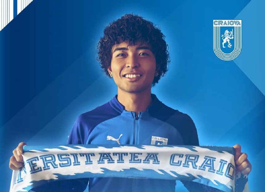 Japonezul Takuto Oshima la Universitatea Craiova