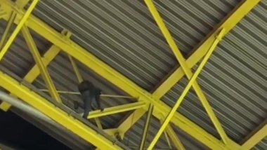 Euro-2024: Un bărbat a fost arestat după ce s-a urcat pe acoperişul stadionului din Dortmund, unde se juca Germania -Danemarca - VIDEO