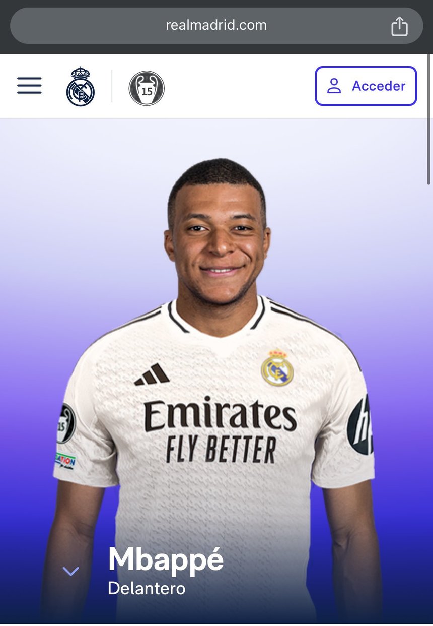 Mbappe este oficial jucătorul echipei Real Madrid. El nu a fost inclus încă în grupul de WhatsApp 