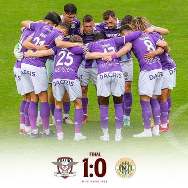 Rapid a învins Zaglebie Lubin, scor 1-0, în meci amical