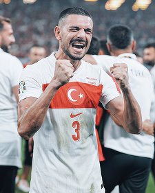 Turcul Merih Demiral a marcat în secunda 57 al meciului cu Austria cel mai rapid gol în fazele eliminatorii în istoria Campionatului European