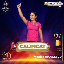 Tenis de câmp: Monica Niculescu a fost confirmată la dublu pentru JO de la Paris
