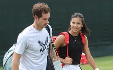 Wimbledon: Emma Răducanu s-a retras la dublu mixt. Cariera lui Andy Murray la turneul britanic a luat sfârşit