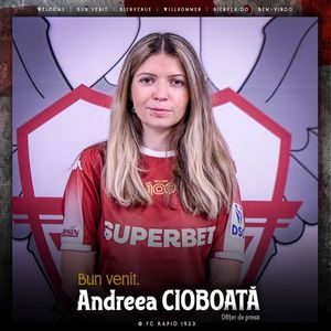 Superliga: Andreea Cioboată, noul ofţer de presă al FC Rapid. Lucian Ionescu va fi brand manager la Rapid Old Boys