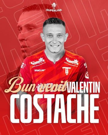 Superliga; Valentin Costache a semnat cu UTA Arad
