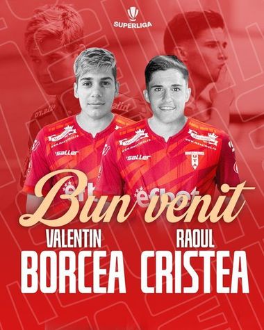 Superliga: UTA Arad i-a transferat pe Valentin Borcea şi Raoul Cristea